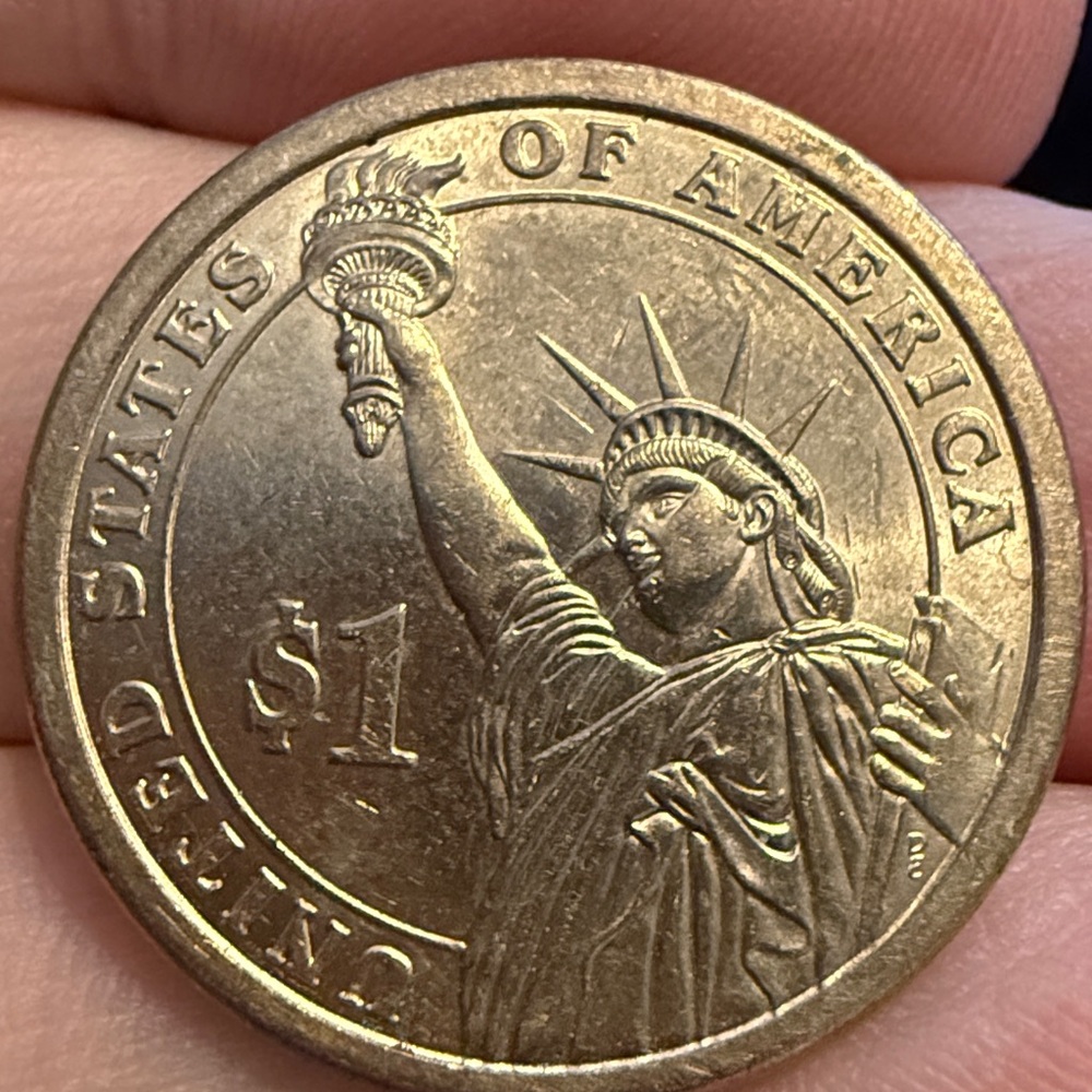 2007 D John Adams dollar coin - Picture 2 of 3